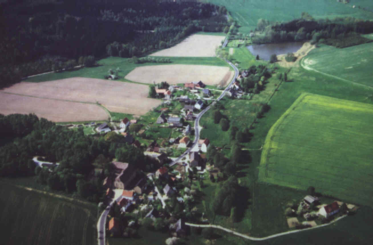 Das Niederdorf von schrg oben