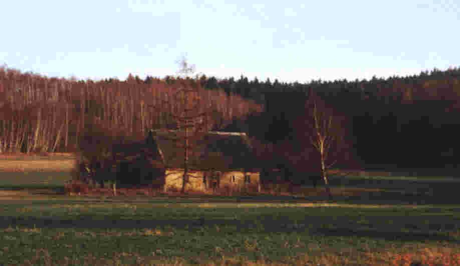 Ein idyllisches Haus am Waldesrand