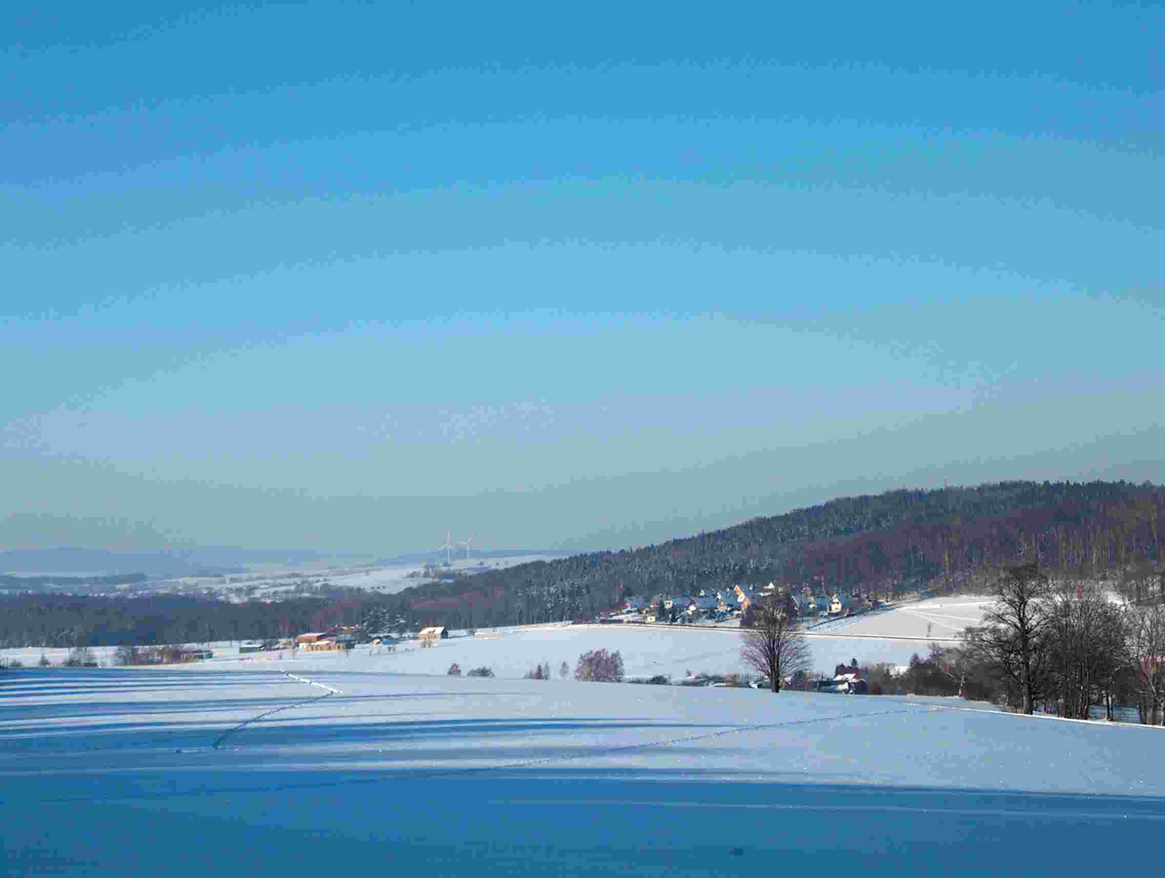 Winterlandschaft auf Neumanns Berg