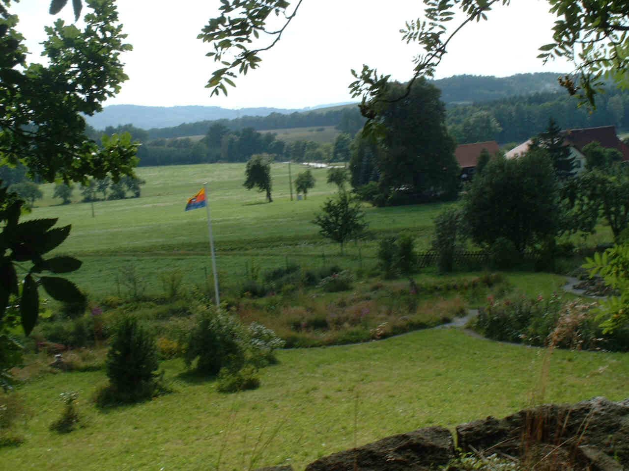 Blick von der Steinbruch-Rampe